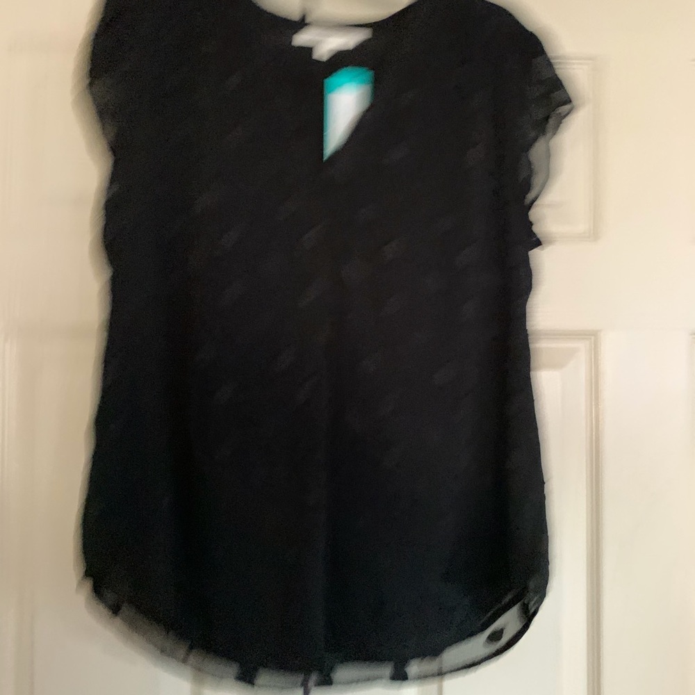 Clayne Textured Chiffon size large